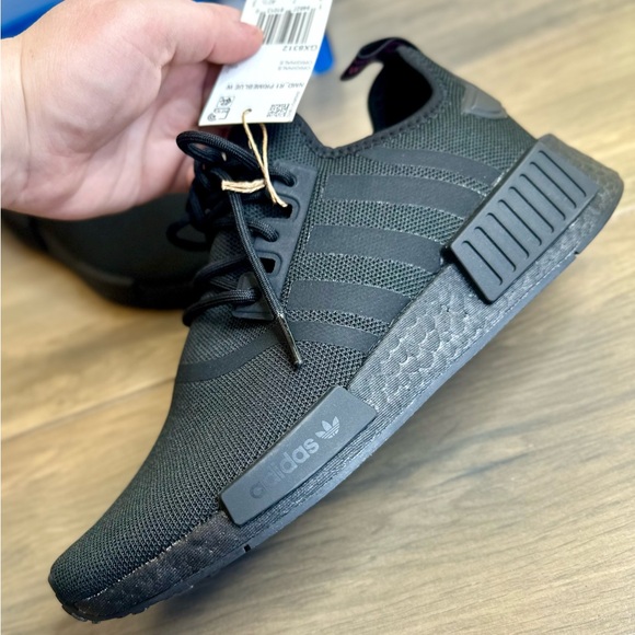 NEW! Adidas Black & Pink NMD_R1 Sneakers - Picture 11 of 17